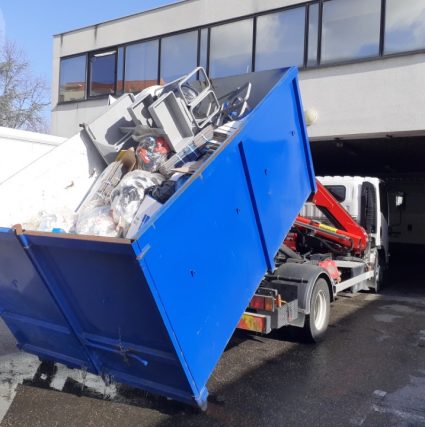 Enlèvement de déchets dans la métropole de Lyon